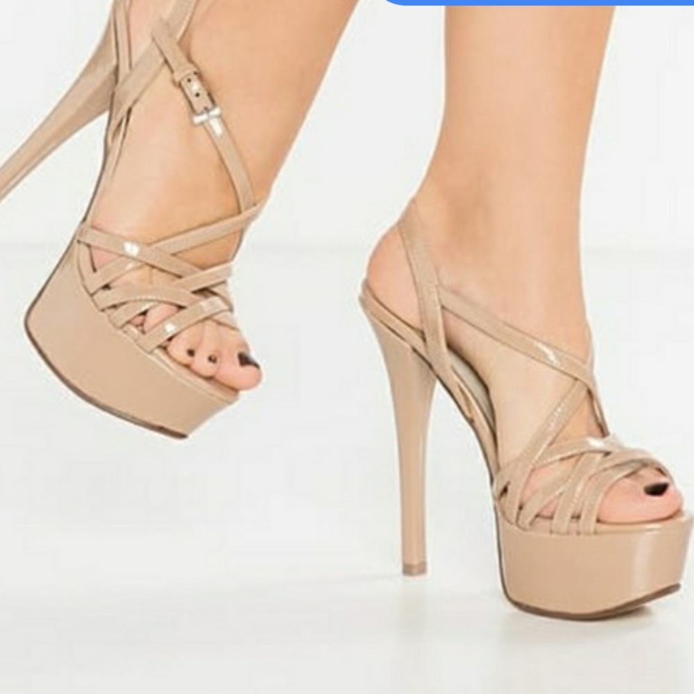 Chinese Laundry Teaser 2 platform stilettos nude